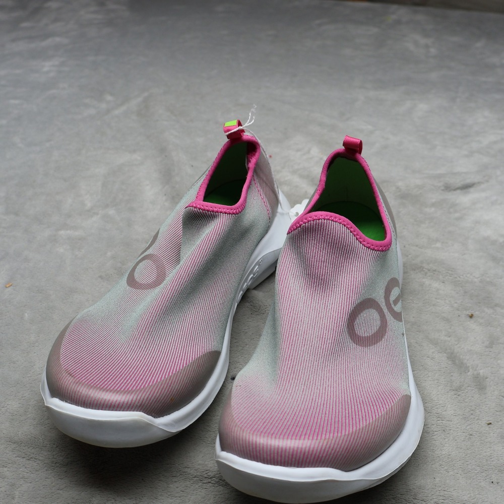 Oofos OOmg Women 9 Spot Shoe Pink Slip On Comfort Stretch Lightweight Sneakers - Picture 10 of 16